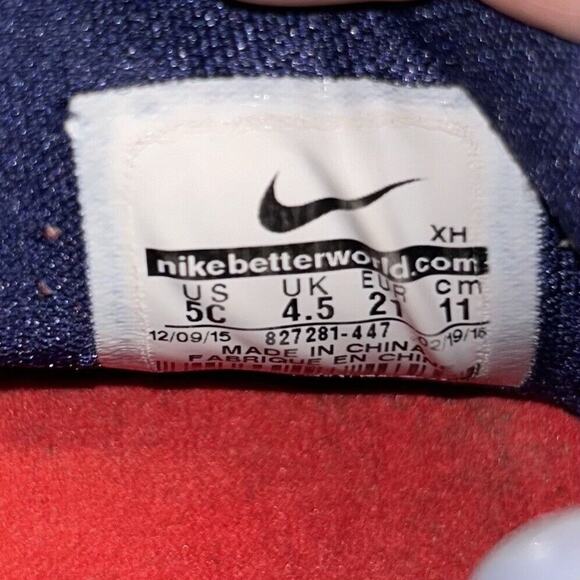 Nike Kyrie 2 Blue Yellow Toddler Youth US Size 5C Basketball Shoes 827281-447 - Picture 11 of 11